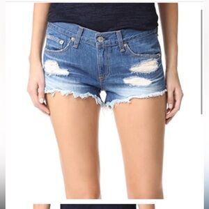 Rag & Bone Freeport Denim Shorts. Size 28
Color- Blue Freeport
Retail- $198